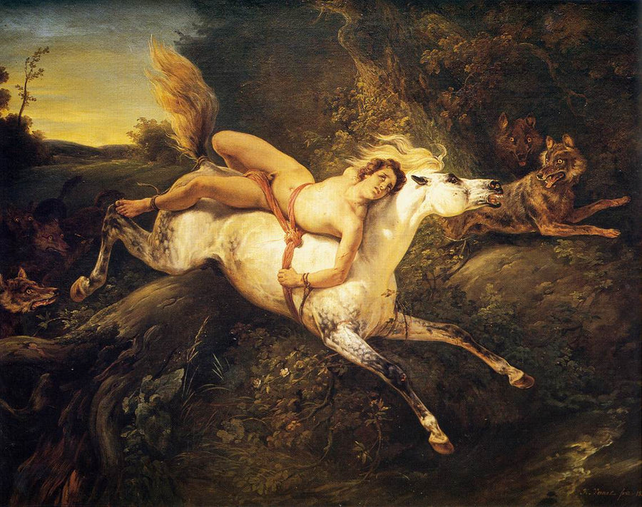 Mazeppa aux loups - Horace Vernet