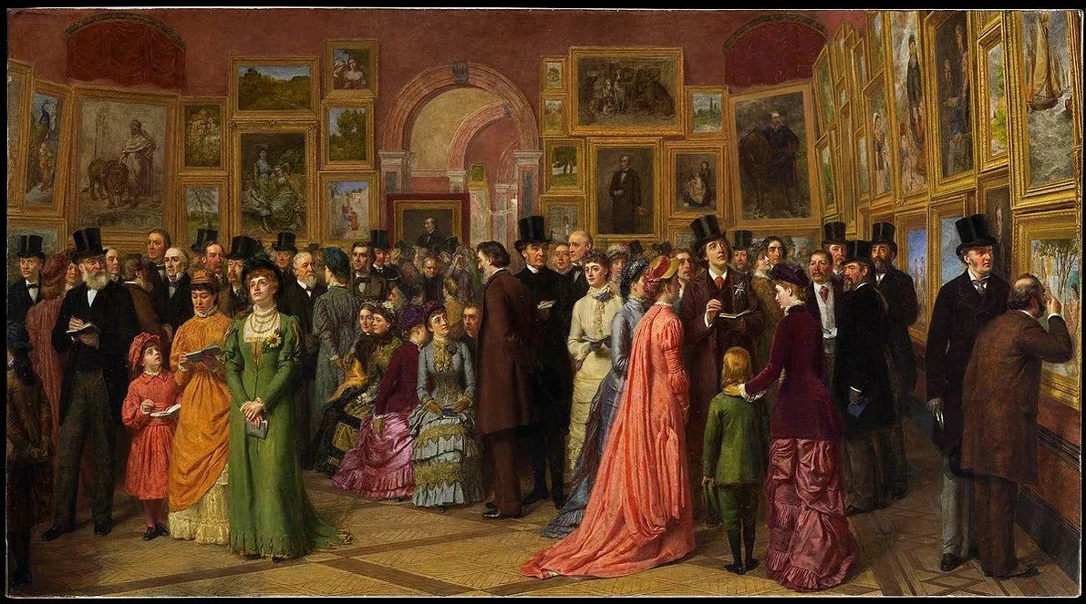 Vernissage à l'Académie royale - William Powell Frith image 1 reproduction réalisée par Alpha Reproduction