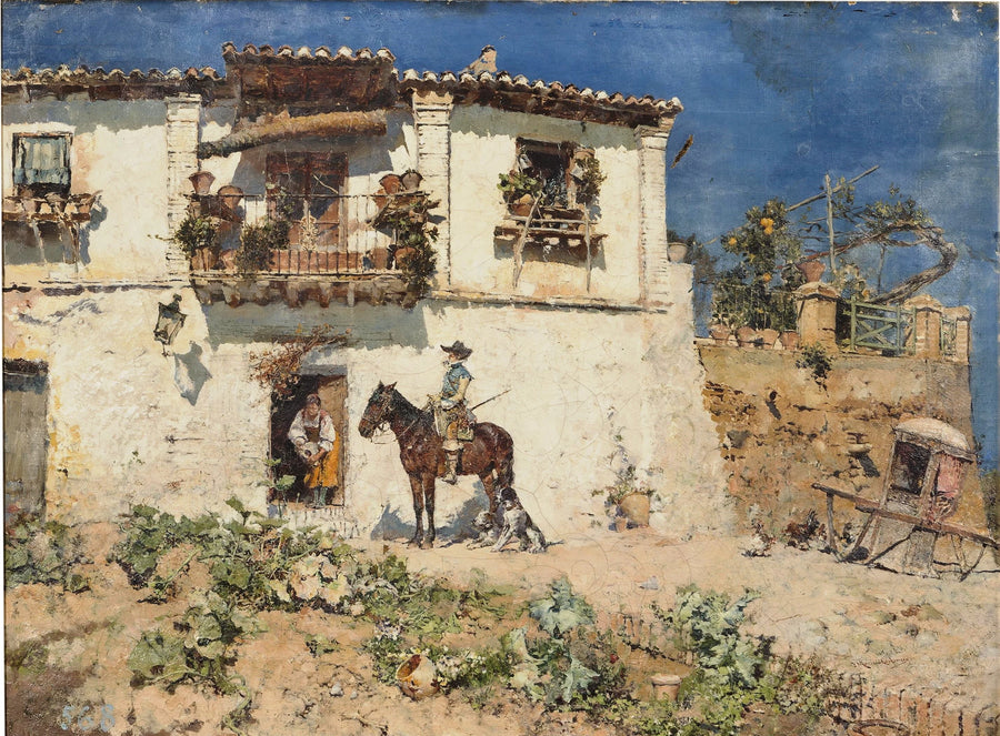 Le verre d'eau - José Moreno Carbonero