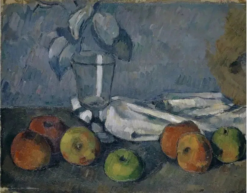 Verre et pommes - Paul Cézanne image 1 tableau peint à l’huile sur toile