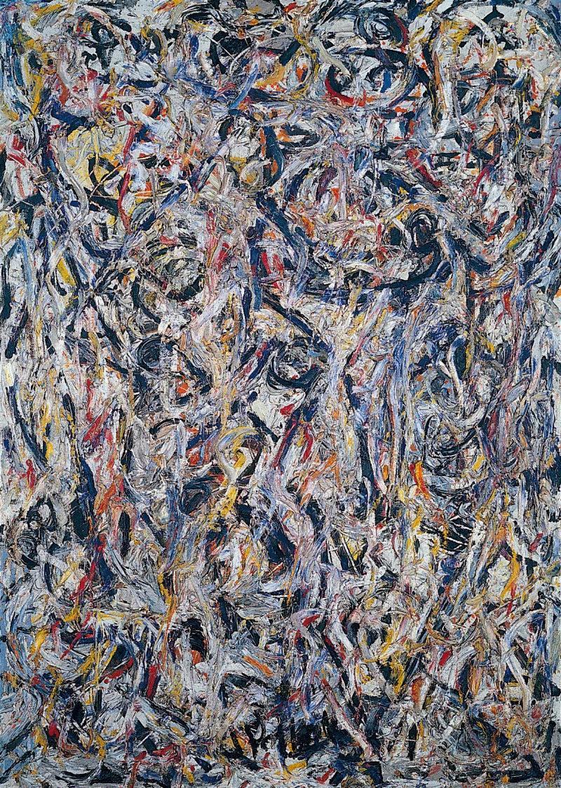 Vers de terre - Jackson Pollock image 1 copie de tableau peinte à la main