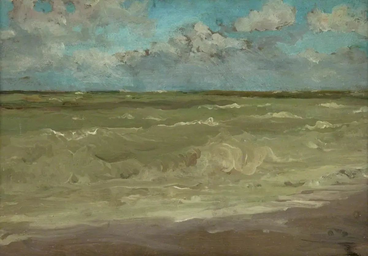 Vert et Argent : La Grande Mer - James Abbott McNeill Whistler image 1 copie peinte à la main à l’huile