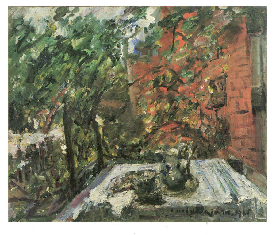 Vesper auf dem Balkon - Lovis Corinth