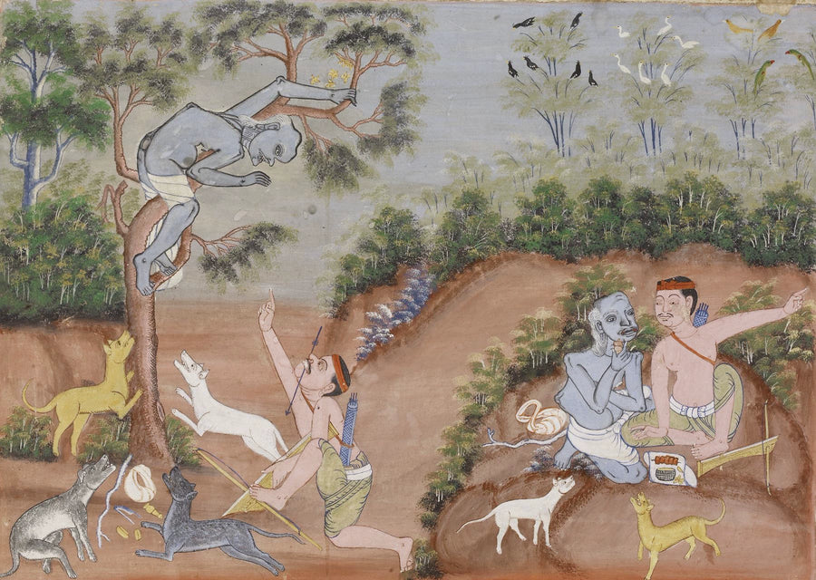 Vessantara Jataka : La forêt claire - Artiste thaïlandais anonyme