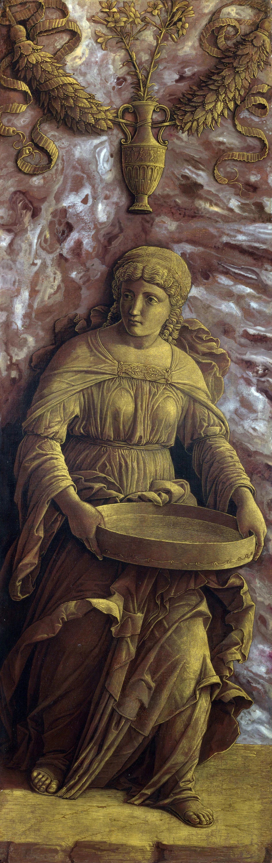 La Vestale Vierge Tuccia au Tamis - Andrea Mantegna