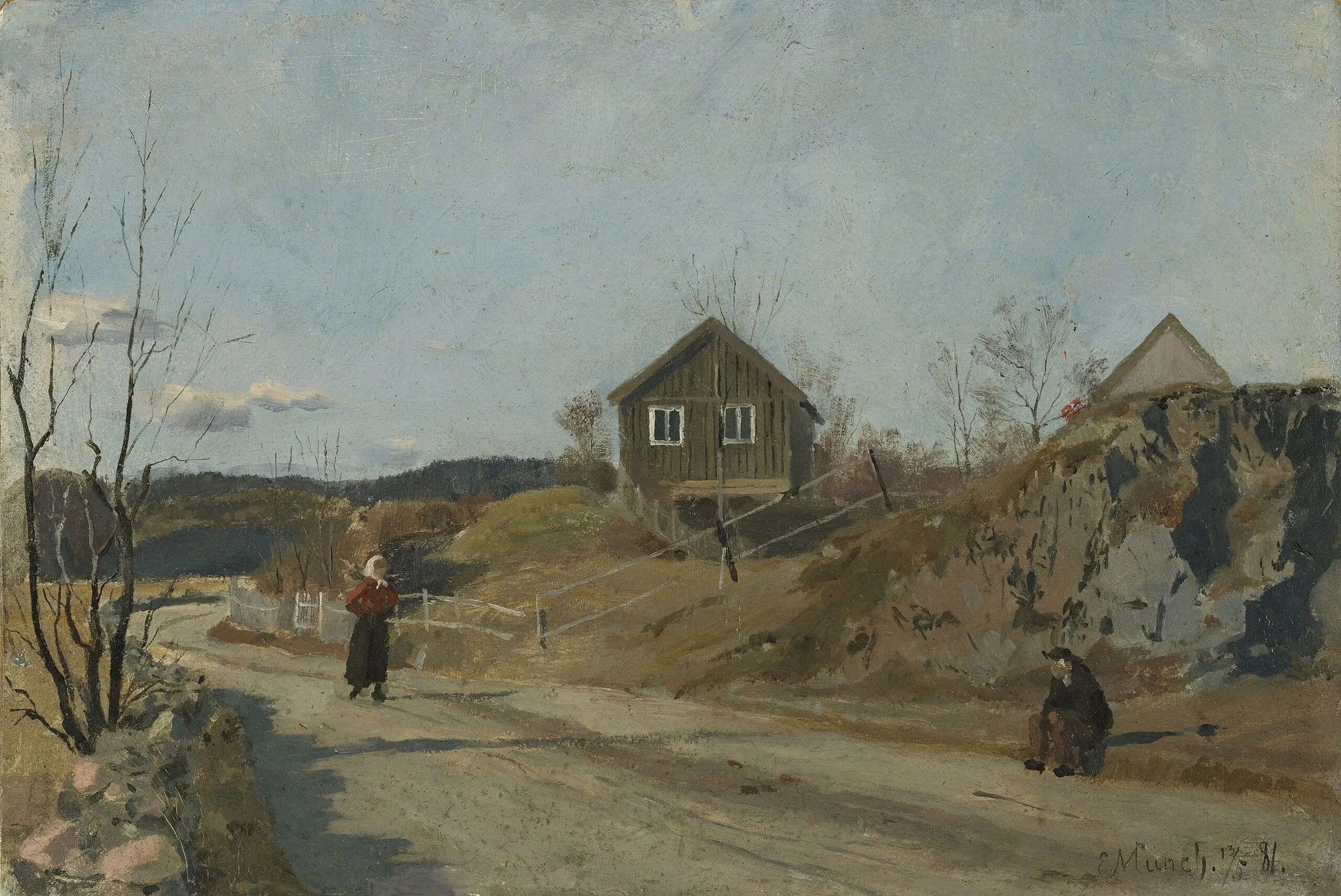 Vestre Aker - Edvard Munch image 1 copie de tableau peinte à la main