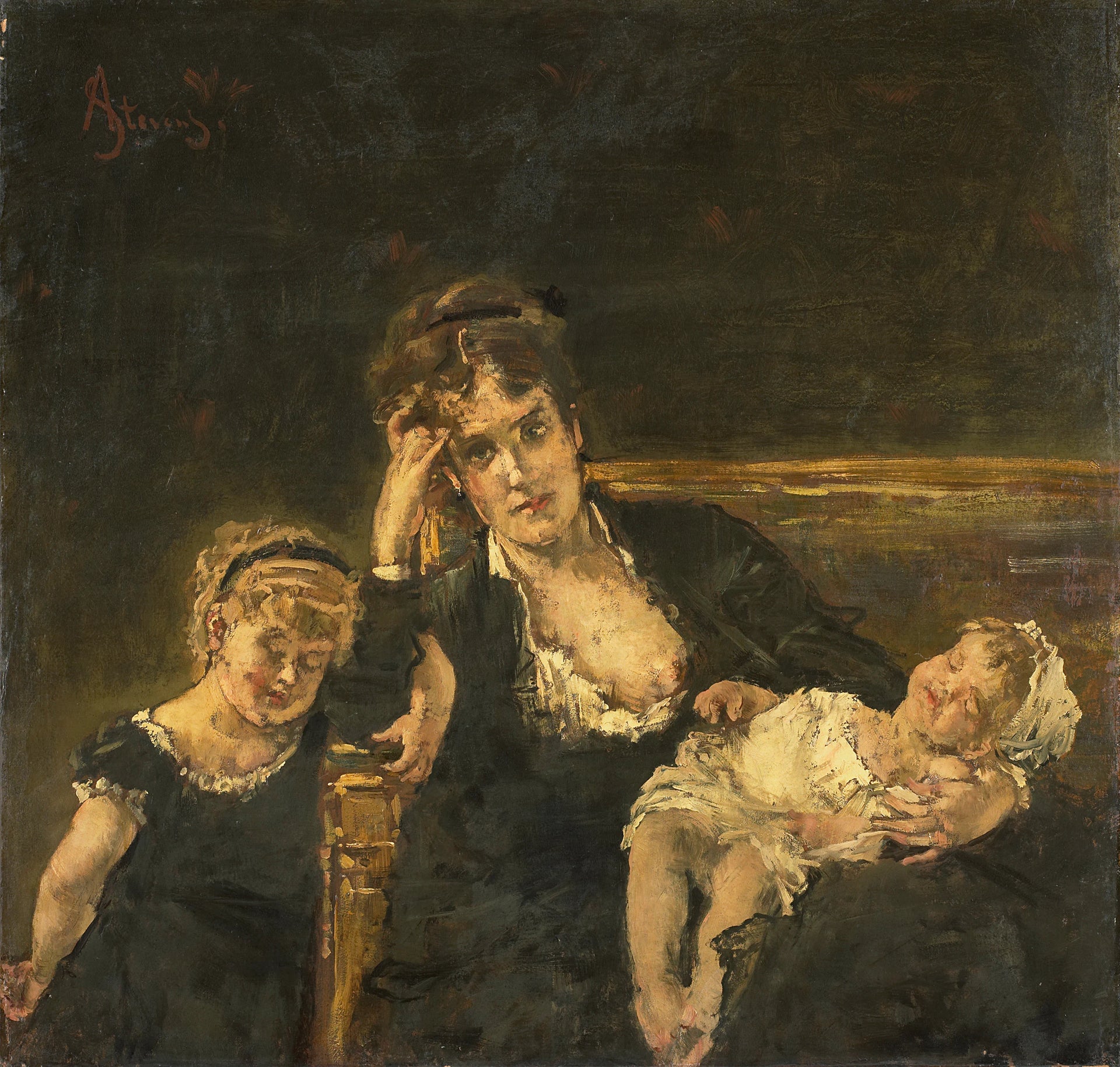 La veuve - Alfred Stevens