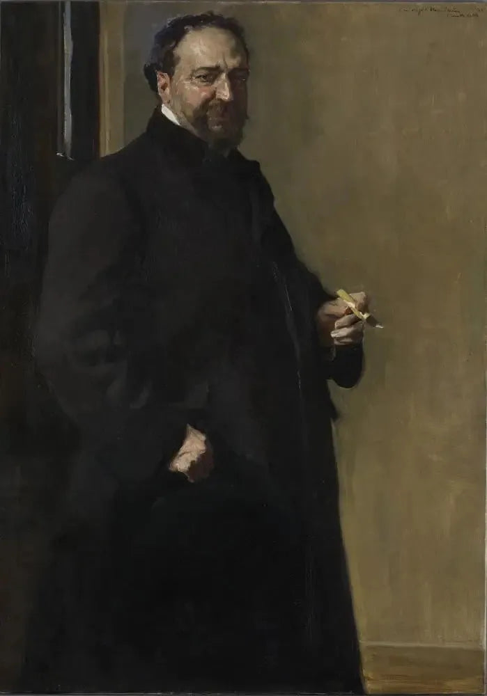 Vicente Blasco Ibáñez - Joaquín Sorolla image 1 reproduction artisanale de tableau