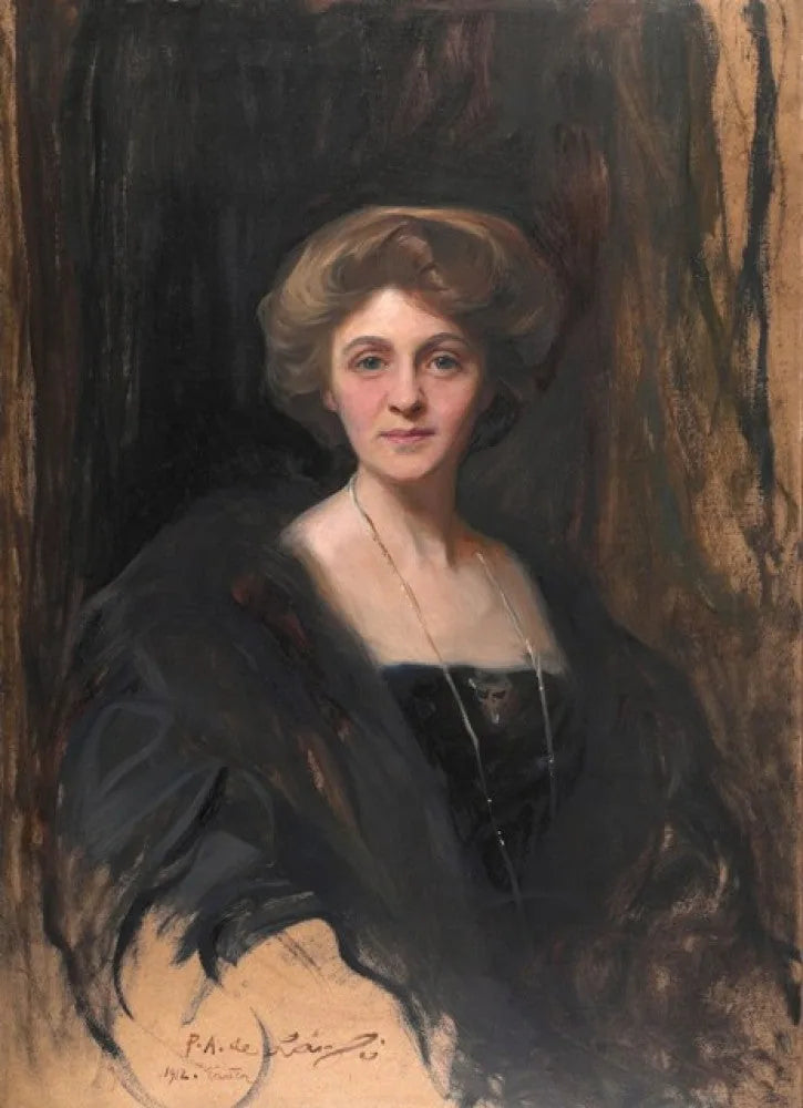 Vicomtesse Lee de Fareham - Philip de László image 1 reproduction artisanale de tableau