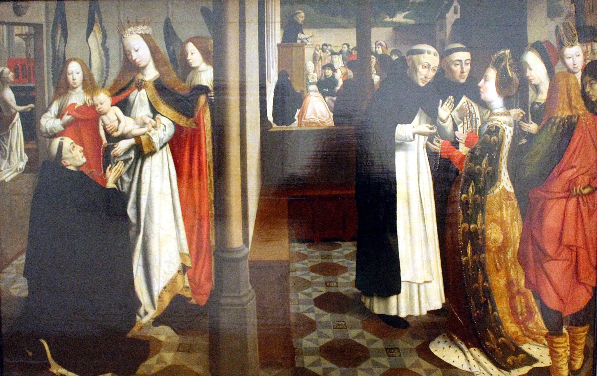 Vie de saint Dominique - Geertgen tot Sint Jans image 1 copie peinte à la main à l’huile