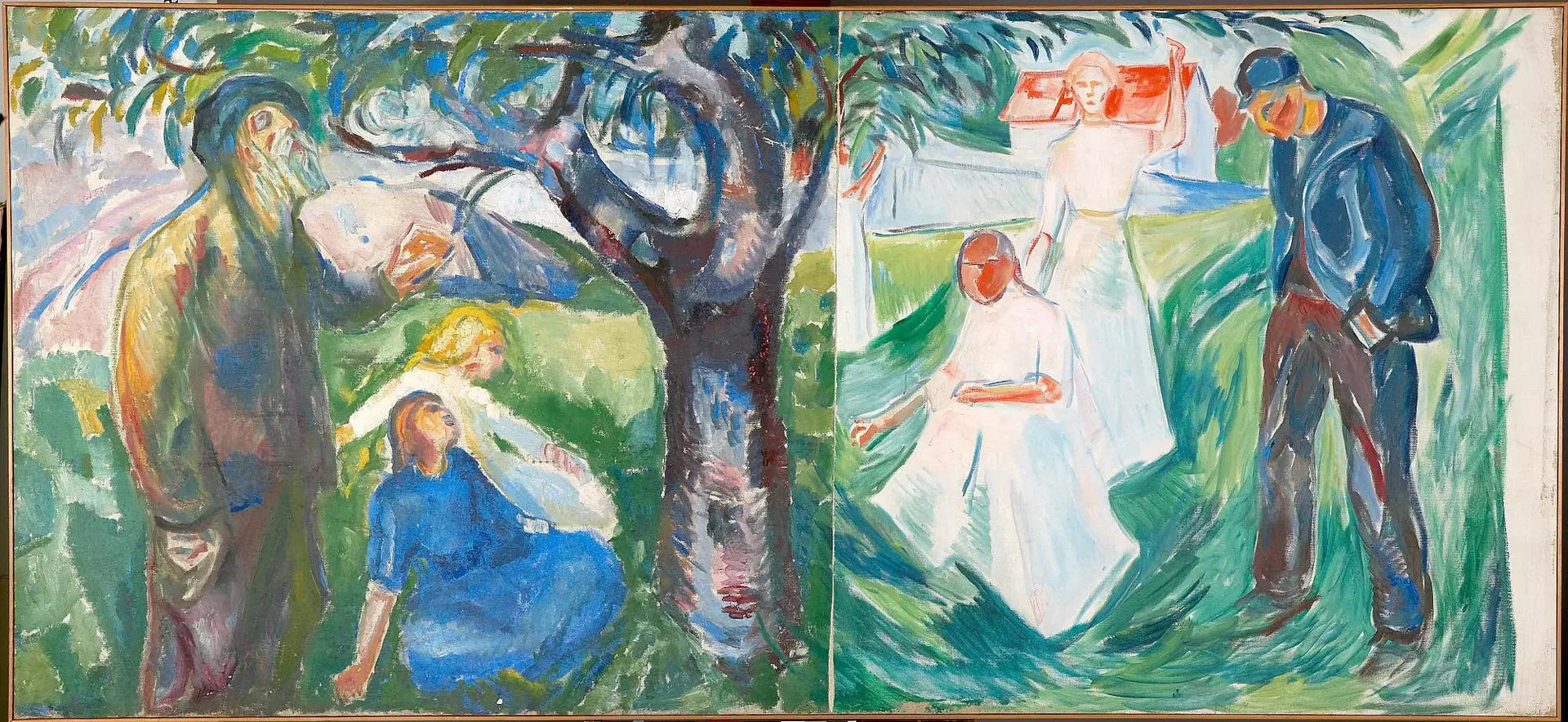 Vie - Edvard Munch image 1 reproduction de peinture à l’huile