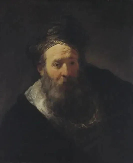 Vieil homme à la barbe et au turban – Rembrandt