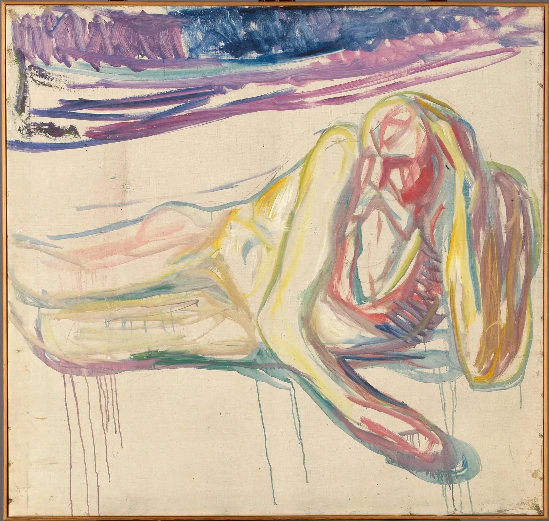 Vieil Homme - Edvard Munch image 1 copie de tableau peinte à la main