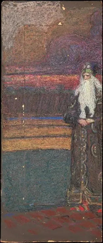 Vieillard barbu - Vassily Kandinsky image 1 reproduction artisanale de tableau