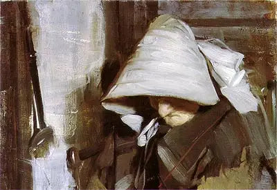Vieille Anne - Anders Zorn image 1 tableau peint à l’huile sur toile