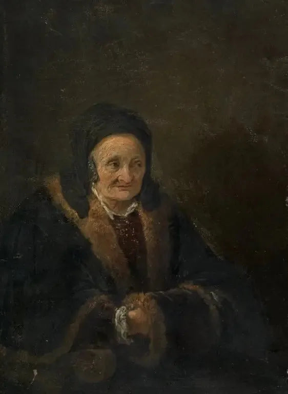 Vieille femme dans un fauteuil - David Teniers le Jeune