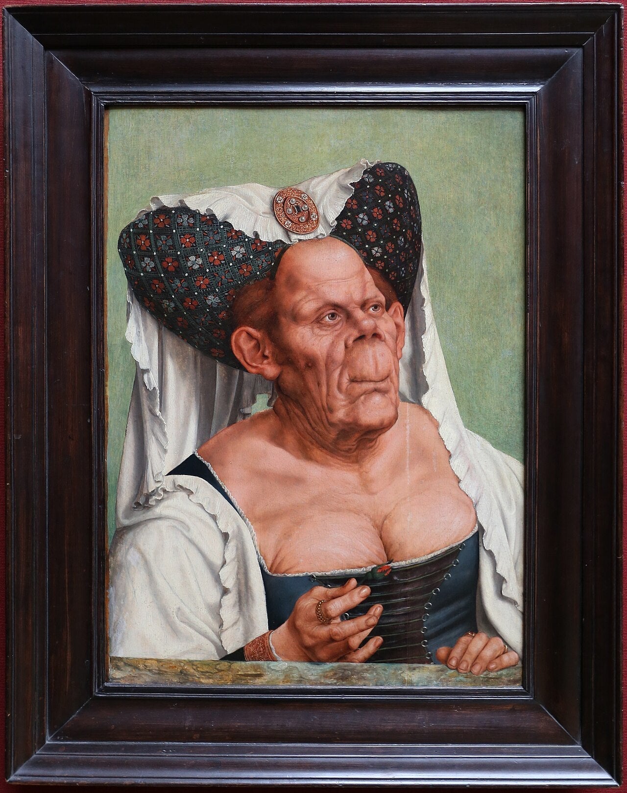 Vieille Femme grotesque - Quentin Metsys image 2 reproduction d’œuvre d’art à l’huile