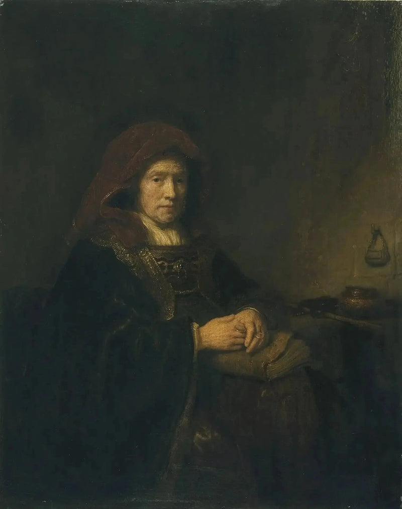 Vieille femme à lunettes – Rembrandt, 1643