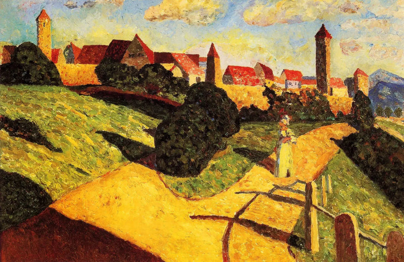 Vieille Ville II - Vassily Kandinsky