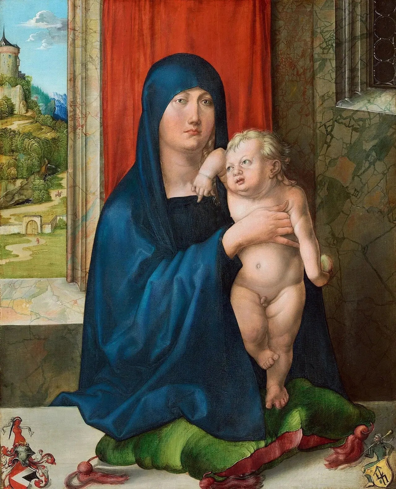 Vierge à l'Enfant - Albrecht Dürer image 1 reproduction artisanale de tableau