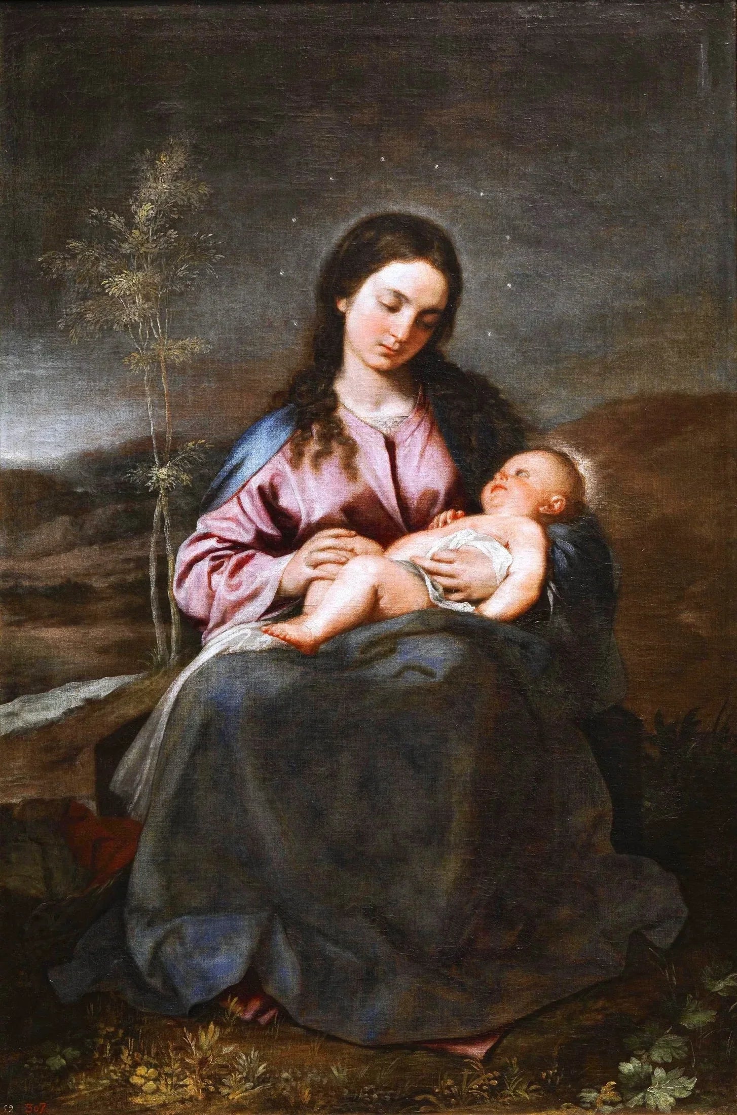Vierge à l'enfant - Alonso Cano image 1 copie peinte à la main à l’huile