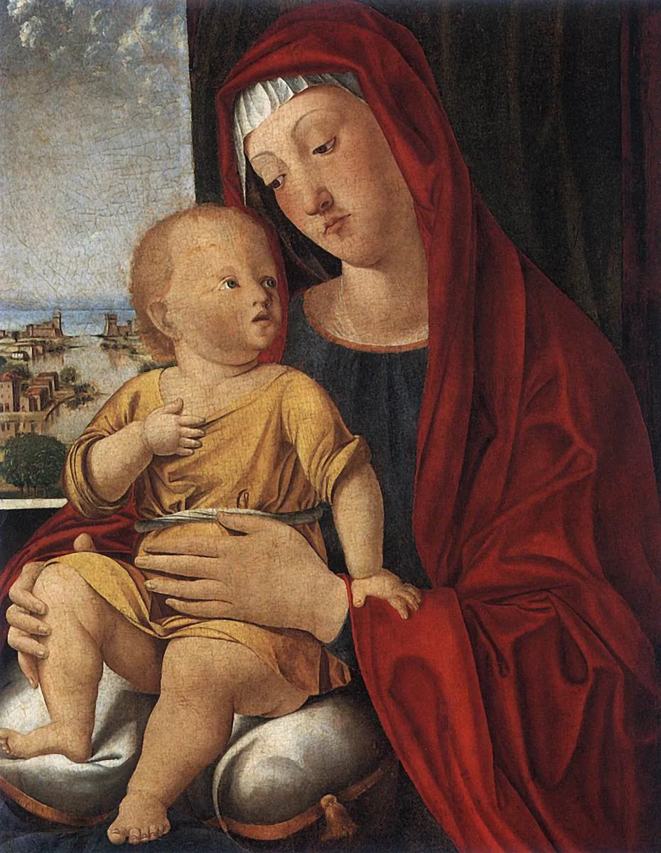 Vierge à l'Enfant - Alvise Vivarini image 1 reproduction de peinture à l’huile