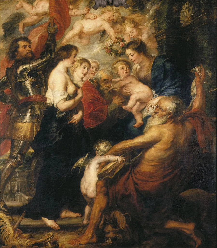 Vierge à l'Enfant avec des saints - Peter Paul Rubens