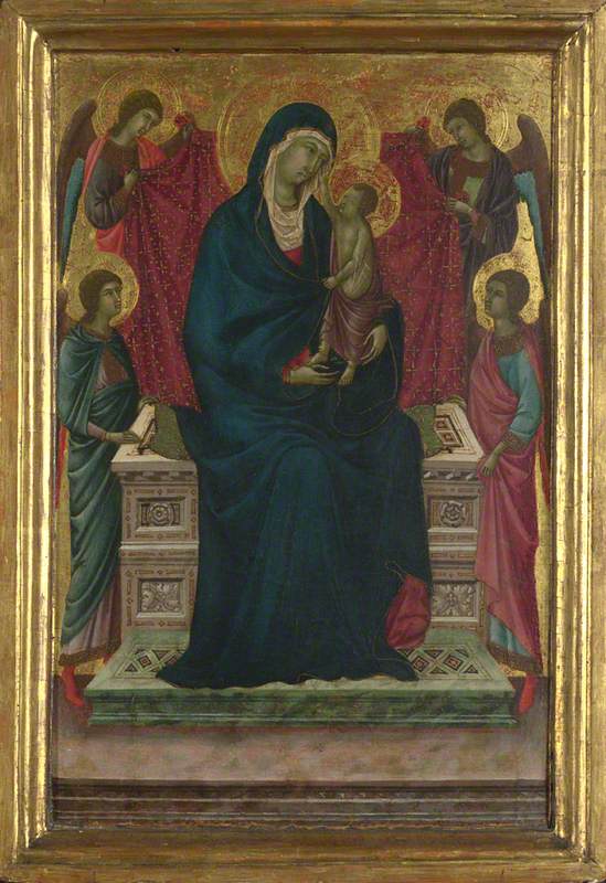 Vierge à l'Enfant avec quatre anges - Ugolino di Nerio