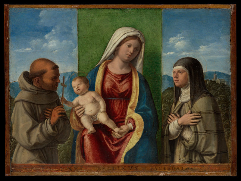 Vierge à l'Enfant avec saint François et sainte Claire - Cima da Conegliano