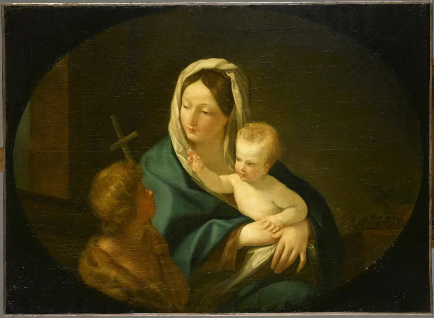 Vierge à l'Enfant avec saint Jean Baptiste - Guido Reni image 1 reproduction réalisée par Alpha Reproduction
