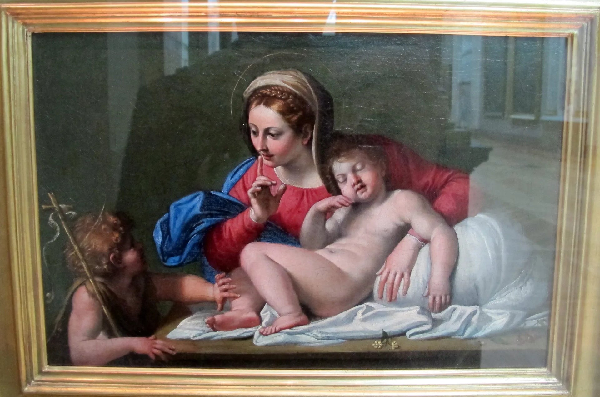 Vierge à l'Enfant avec saint Jean - Domenichino image 1 reproduction réalisée par Alpha Reproduction