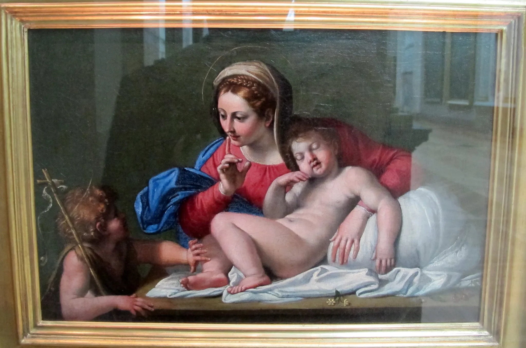 Vierge à l'Enfant avec saint Jean - Domenichino image 1 reproduction réalisée par Alpha Reproduction