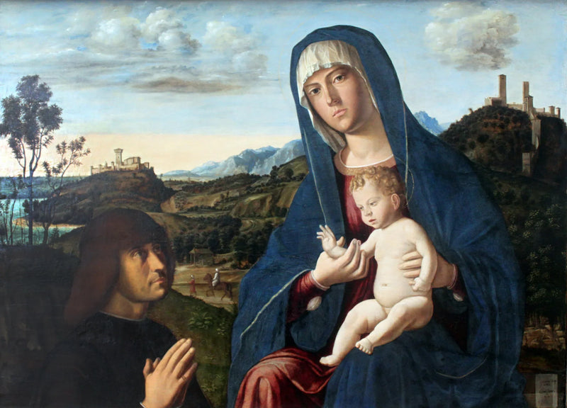 Vierge à l'Enfant avec un donateur - Cima da Conegliano