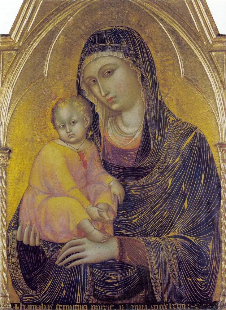Vierge à l'Enfant - Barnaba da Modena image 1 reproduction d’œuvre d’art à l’huile