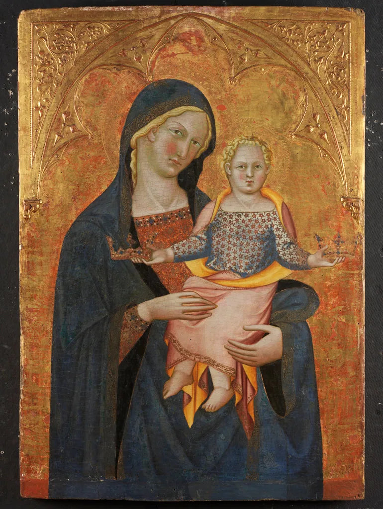 Vierge à l'Enfant - Bartolo di Fredi image 1 reproduction artisanale de tableau