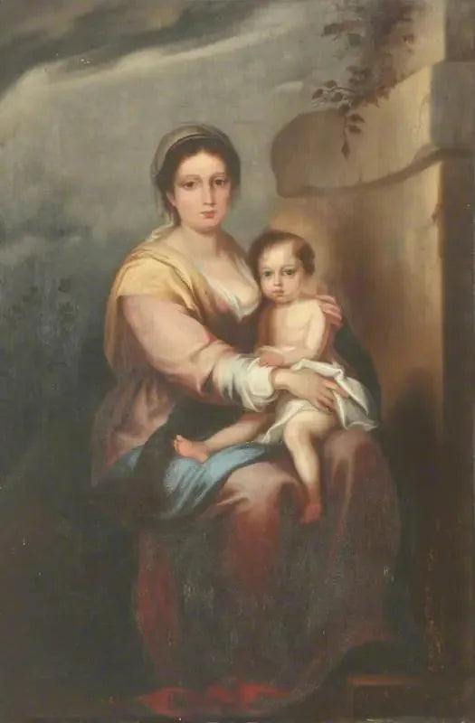 Vierge à l'Enfant - Bartolomé Esteban Murillo image 1 reproduction artisanale de tableau