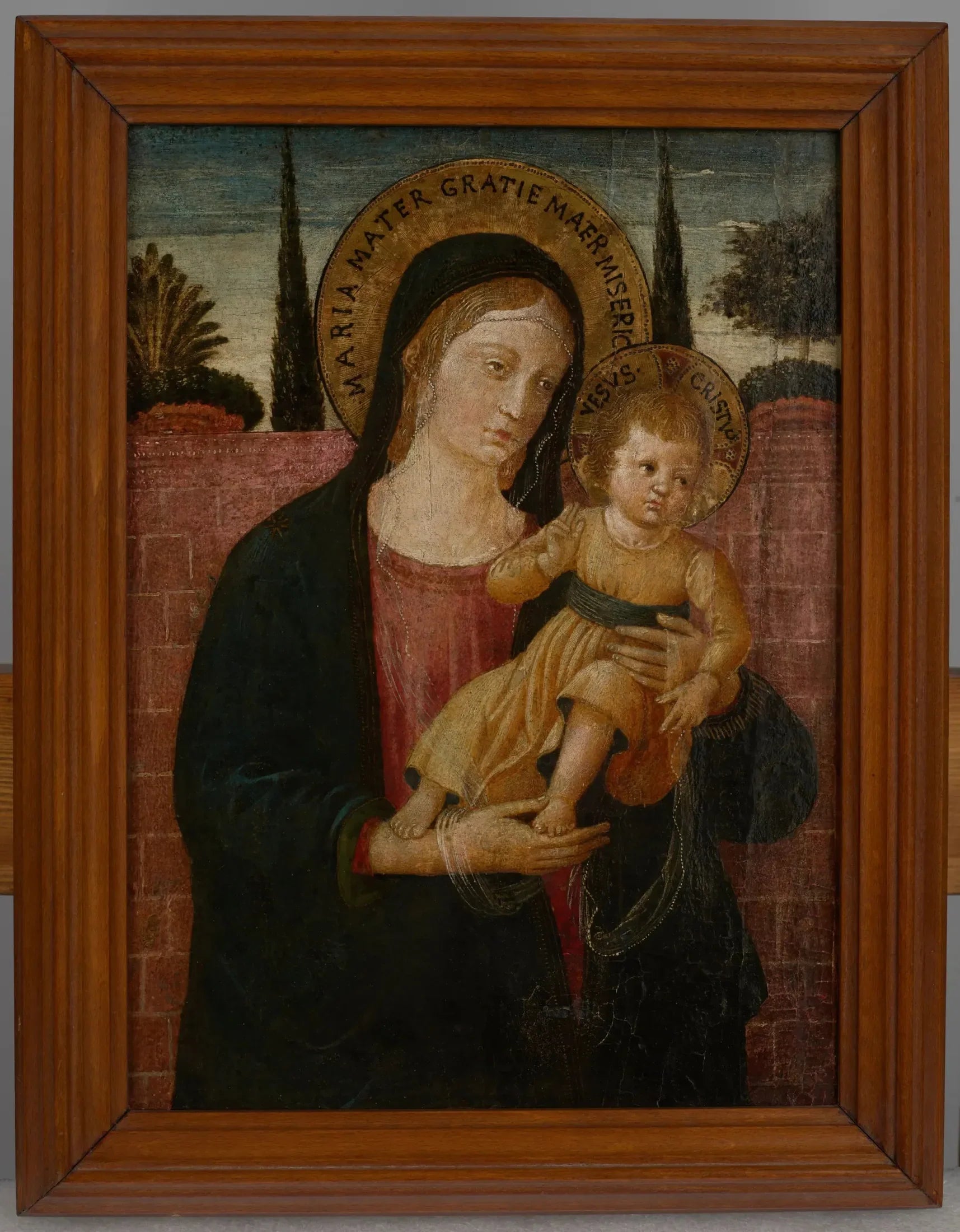 Vierge à l'Enfant - Benozzo Gozzoli image 1 tableau peint à l’huile sur toile