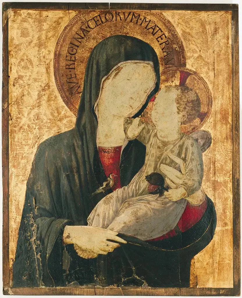 Vierge à l'Enfant - Benozzo Gozzoli image 1 reproduction d’œuvre d’art à l’huile