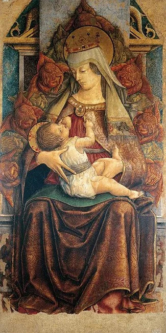 Vierge à l'Enfant - Carlo Crivelli image 1 copie de tableau peinte à la main