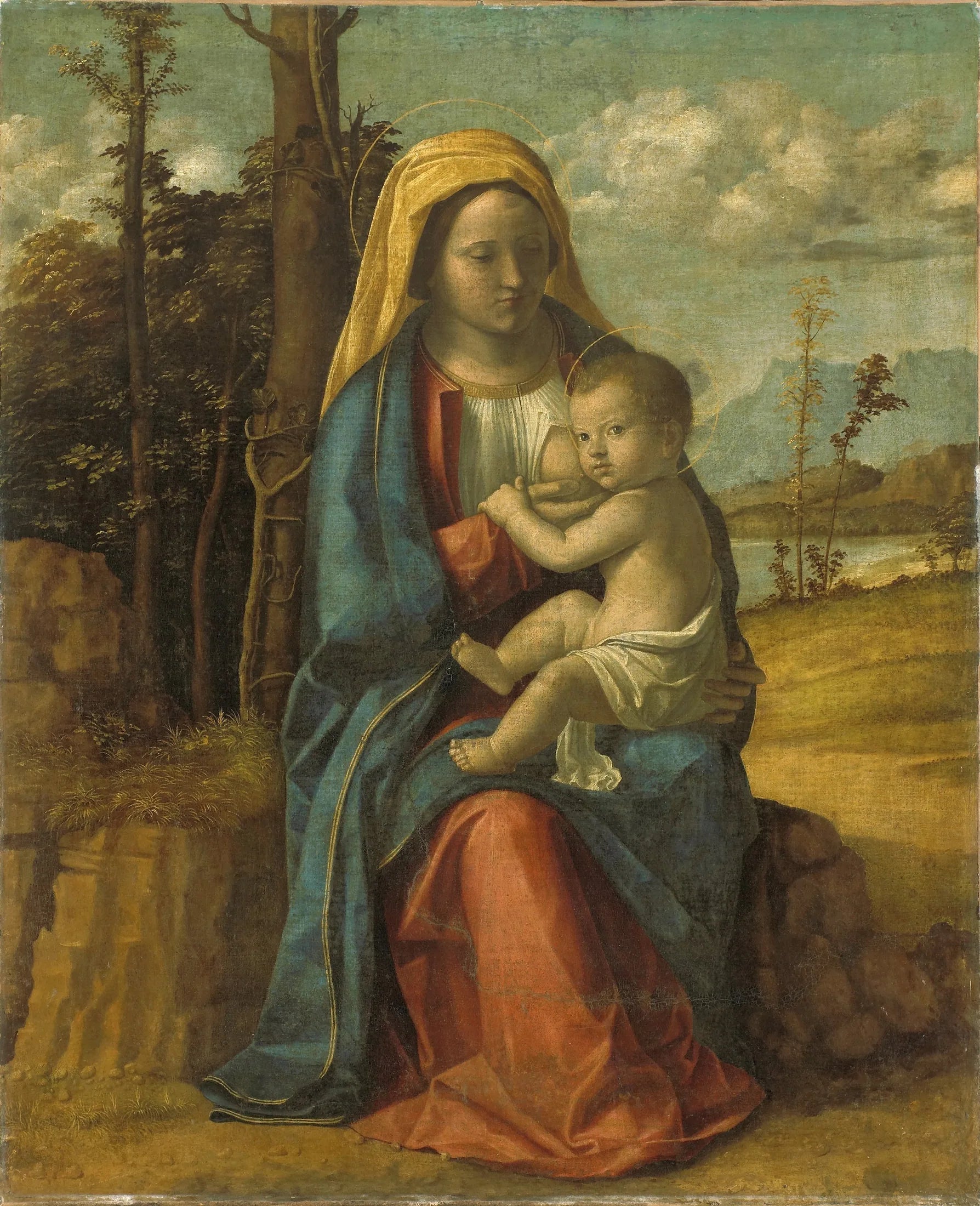 Vierge à l'Enfant - Cima da Conegliano image 1 copie peinte à la main à l’huile