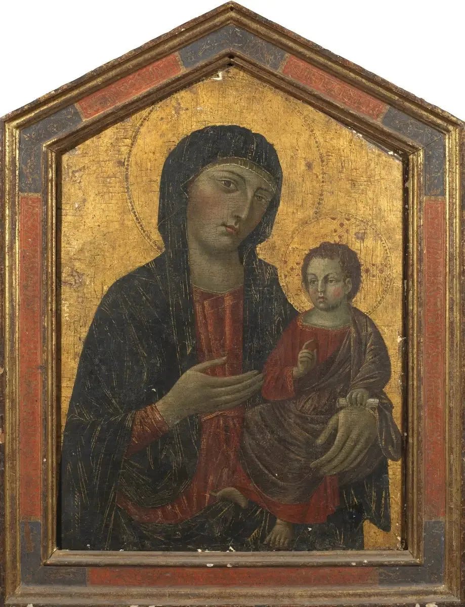Vierge à l'Enfant - Cimabue image 1 reproduction de peinture à l’huile
