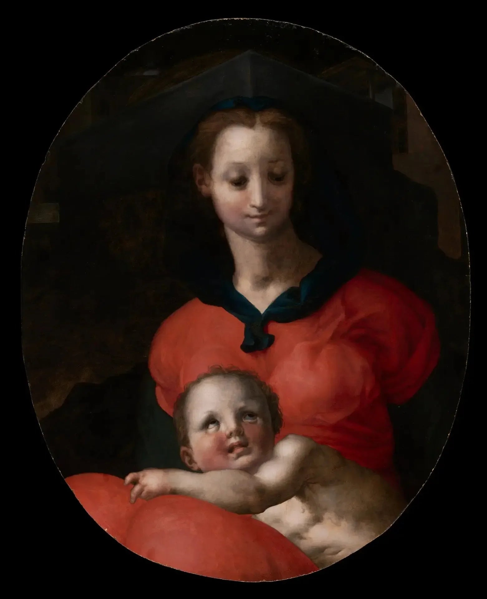 Vierge à l'Enfant, connue sous le nom de Madonna del Libro - Pontormo image 1 reproduction réalisée par Alpha Reproduction