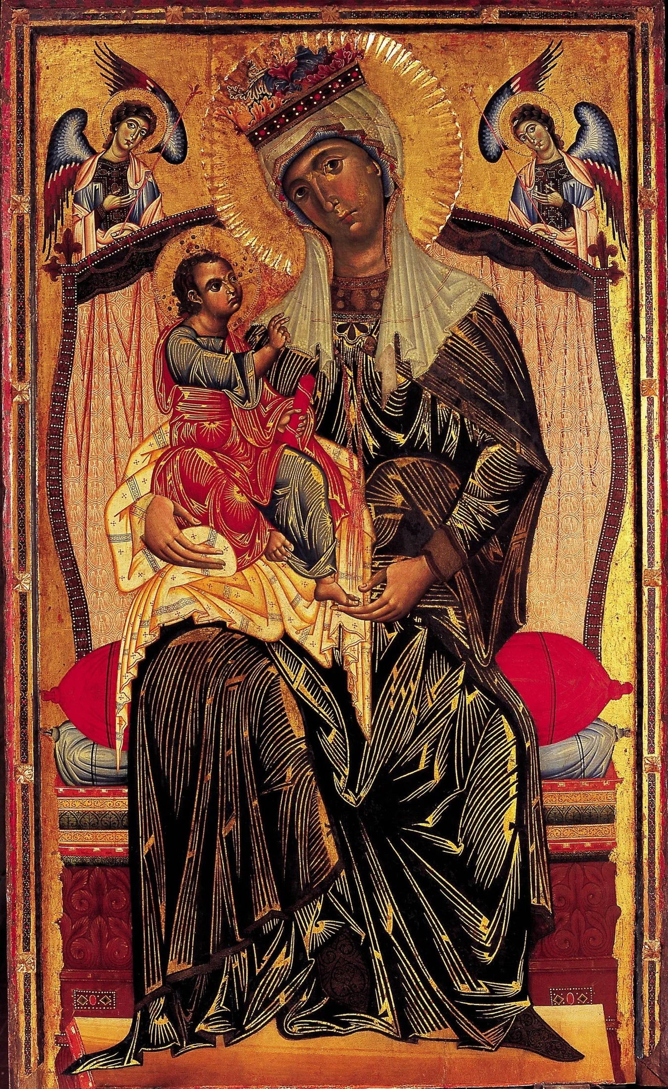 Vierge à l'Enfant - Coppo di Marcovaldo image 1 tableau peint à l’huile sur toile