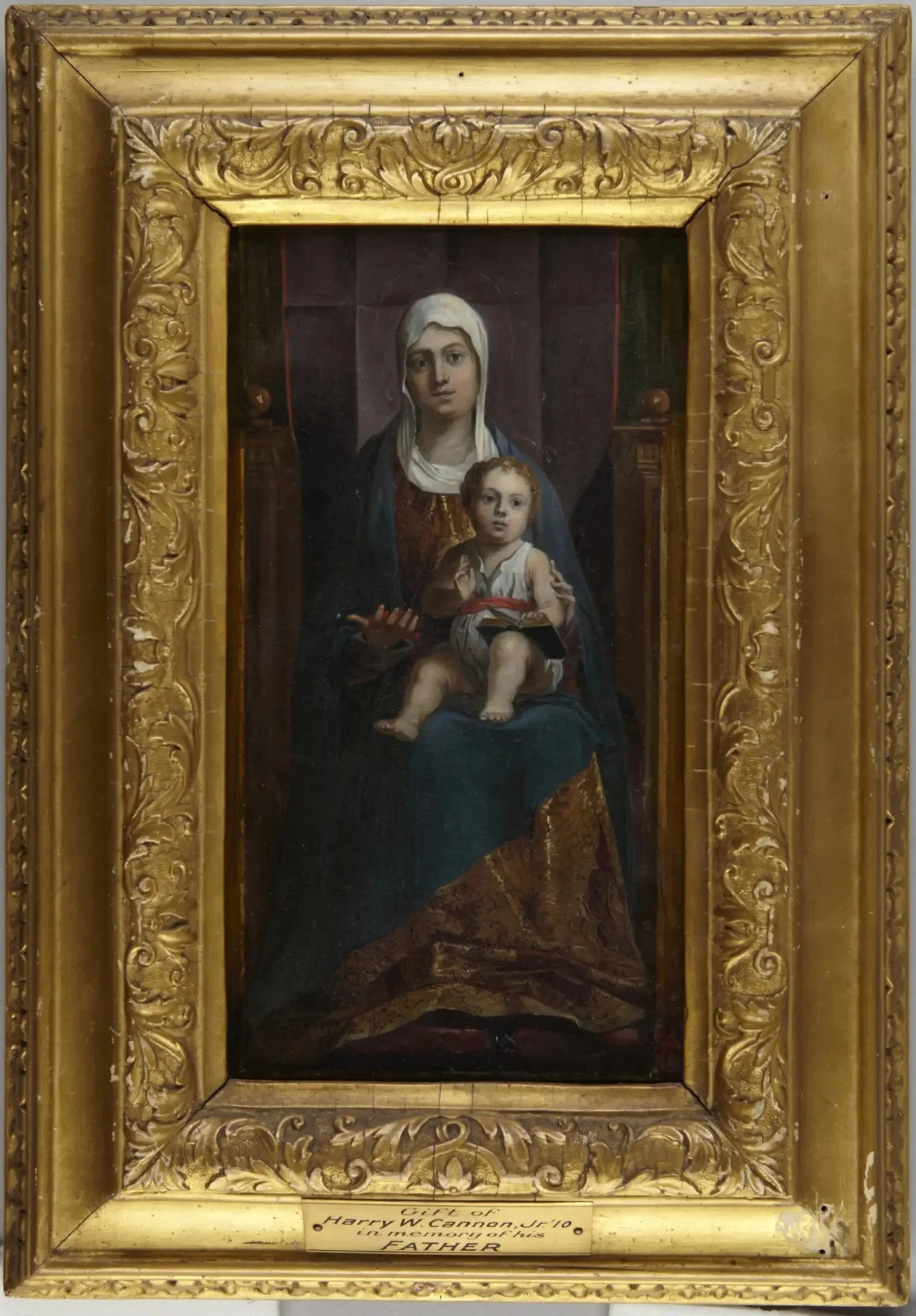 Vierge à l'Enfant - David Teniers le Jeune image 1 tableau peint à l’huile sur toile