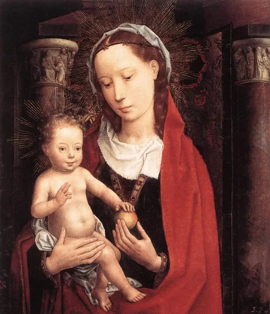 Vierge à l'Enfant debout - Hans Memling image 1 tableau peint à l’huile sur toile
