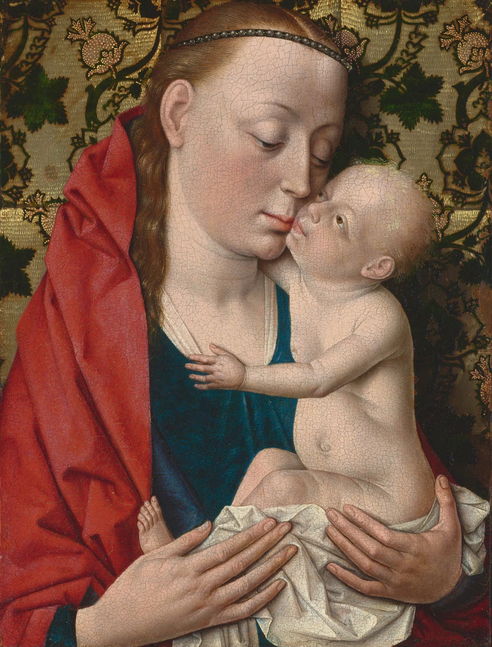 Vierge à l'Enfant - Dirk Bouts image 1 reproduction artisanale de tableau