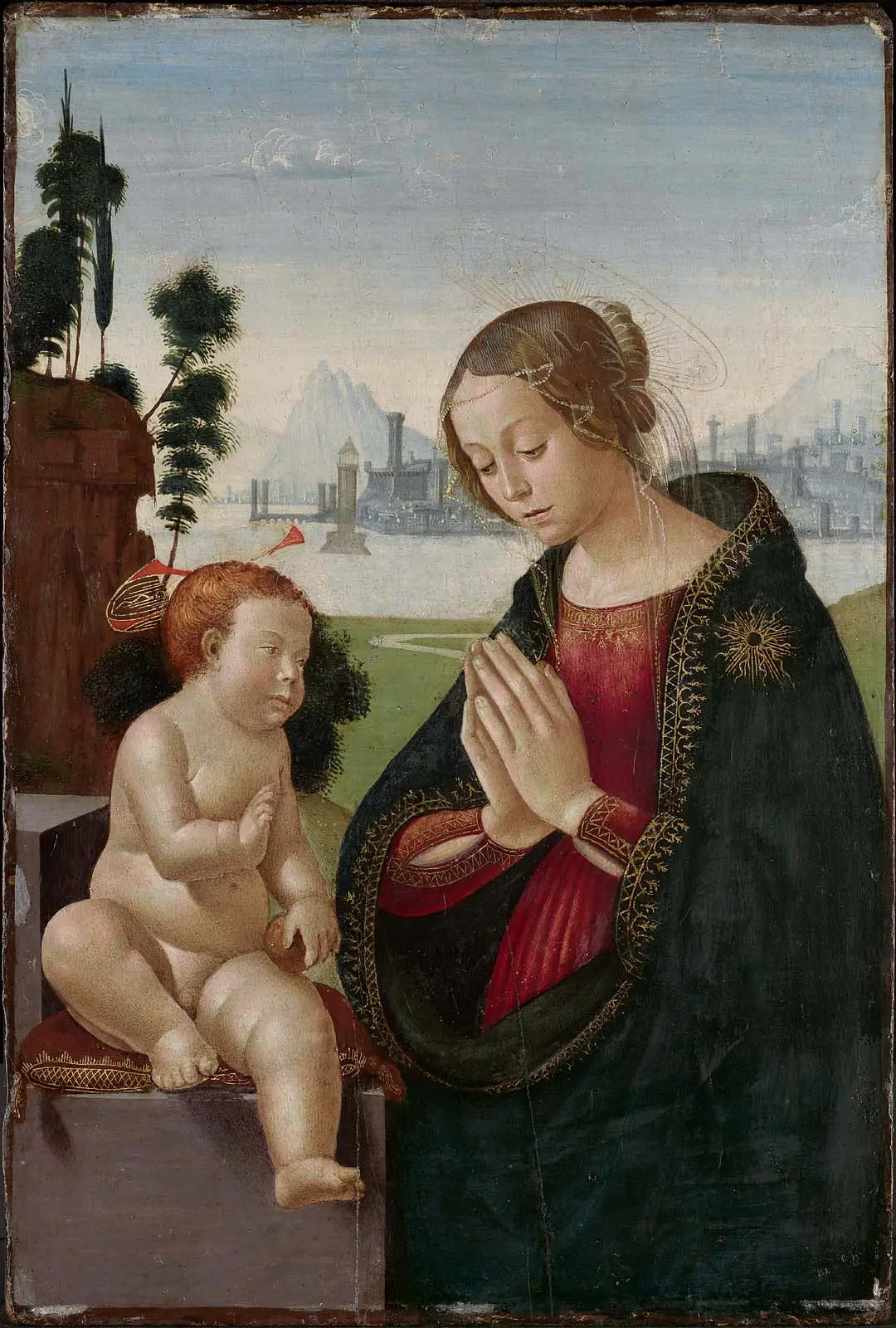 Vierge à l'Enfant - Domenico Ghirlandaio image 1 reproduction réalisée par Alpha Reproduction
