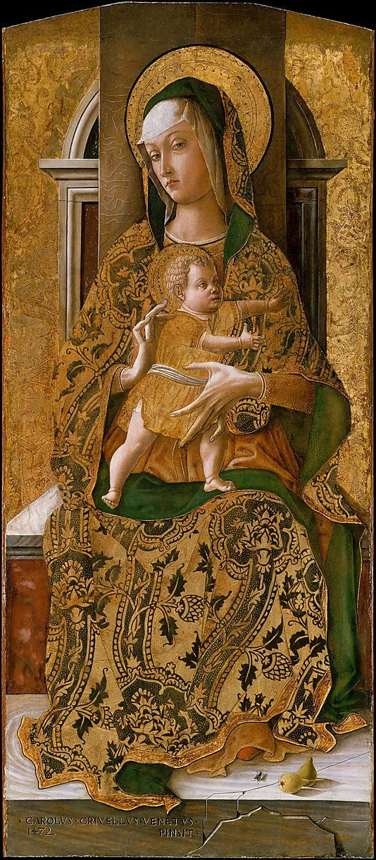 Vierge à l'Enfant en majesté - Carlo Crivelli