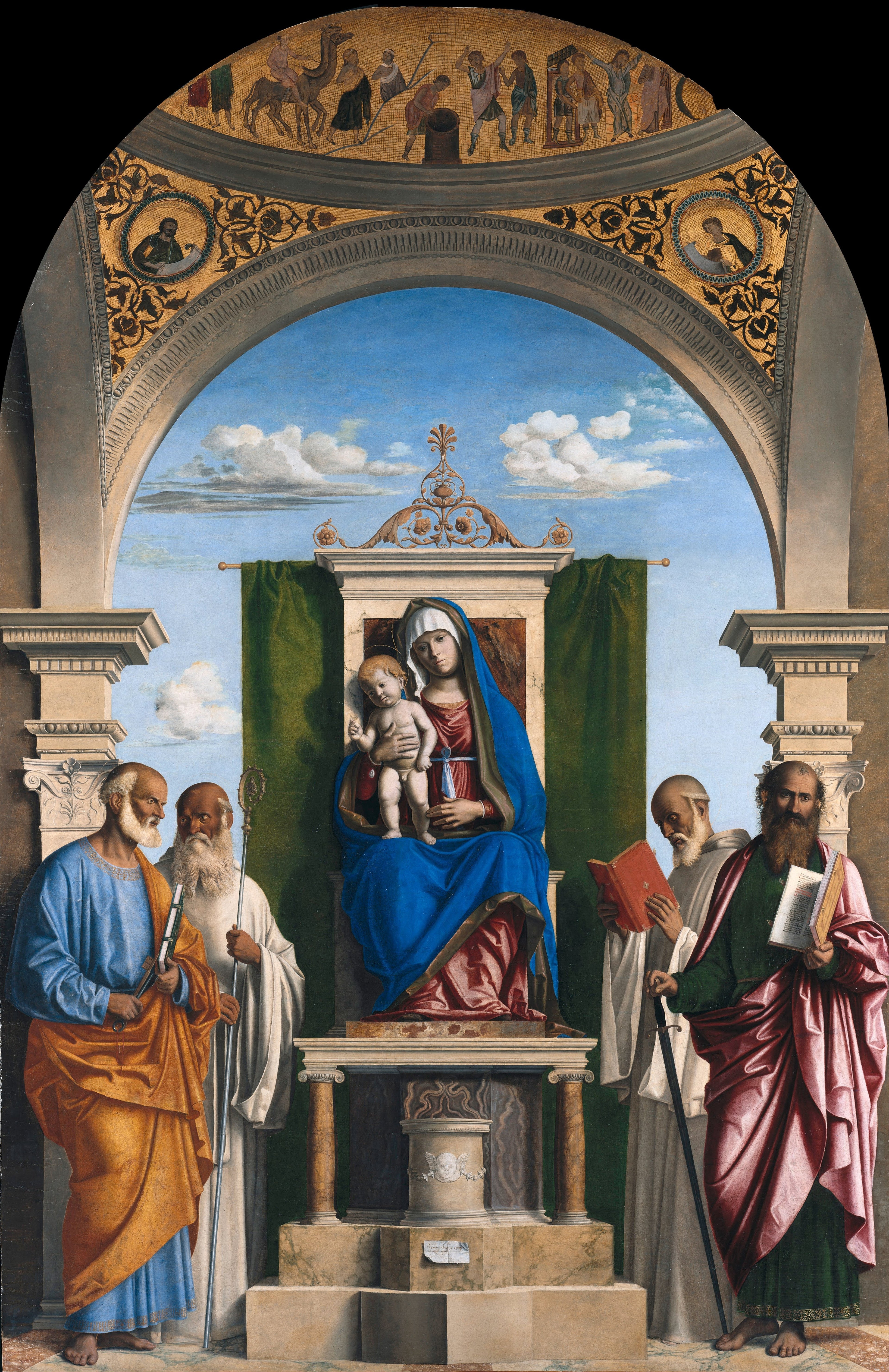 Vierge à l’Enfant entourée de saints - Cima da Conegliano - Alpha Reproduction