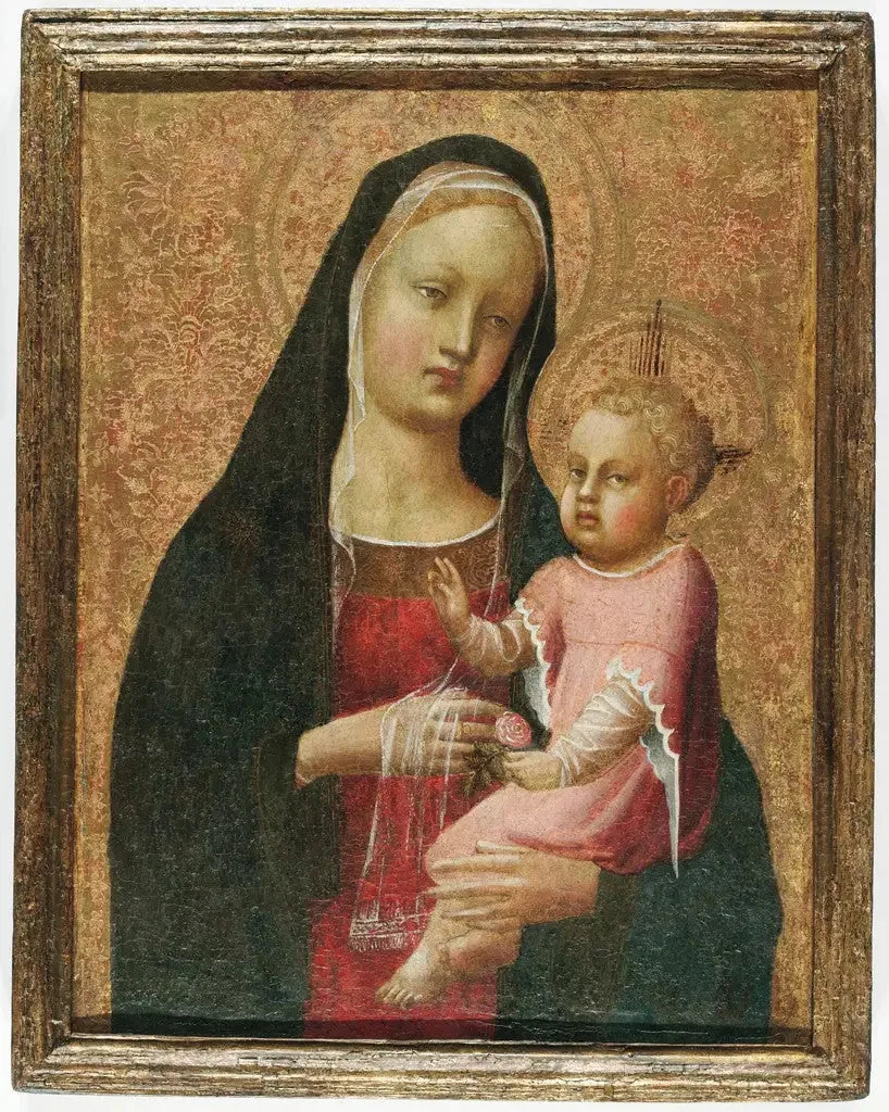Vierge à l'Enfant - Fra Angelico image 1 reproduction artisanale de tableau